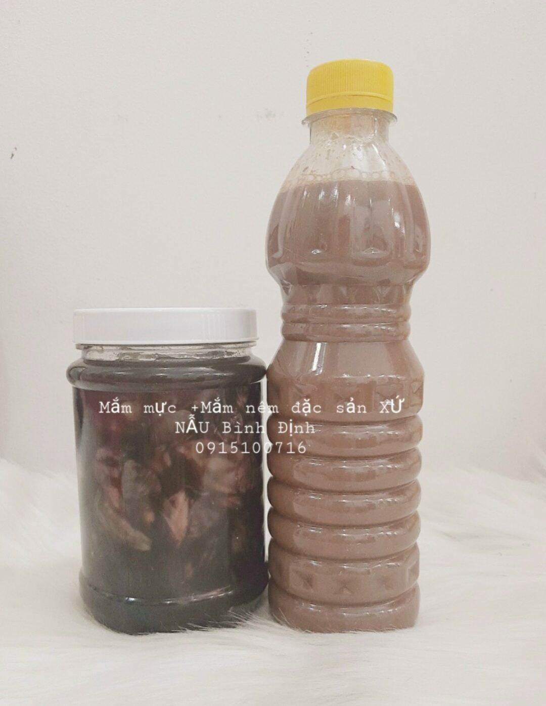 COMBO 1CHAI MẮM NÊM +1HỦ MẮM MỰC 500GR(ĐẶC SẢN XỨ NẪU BÌNH ĐỊNH)
