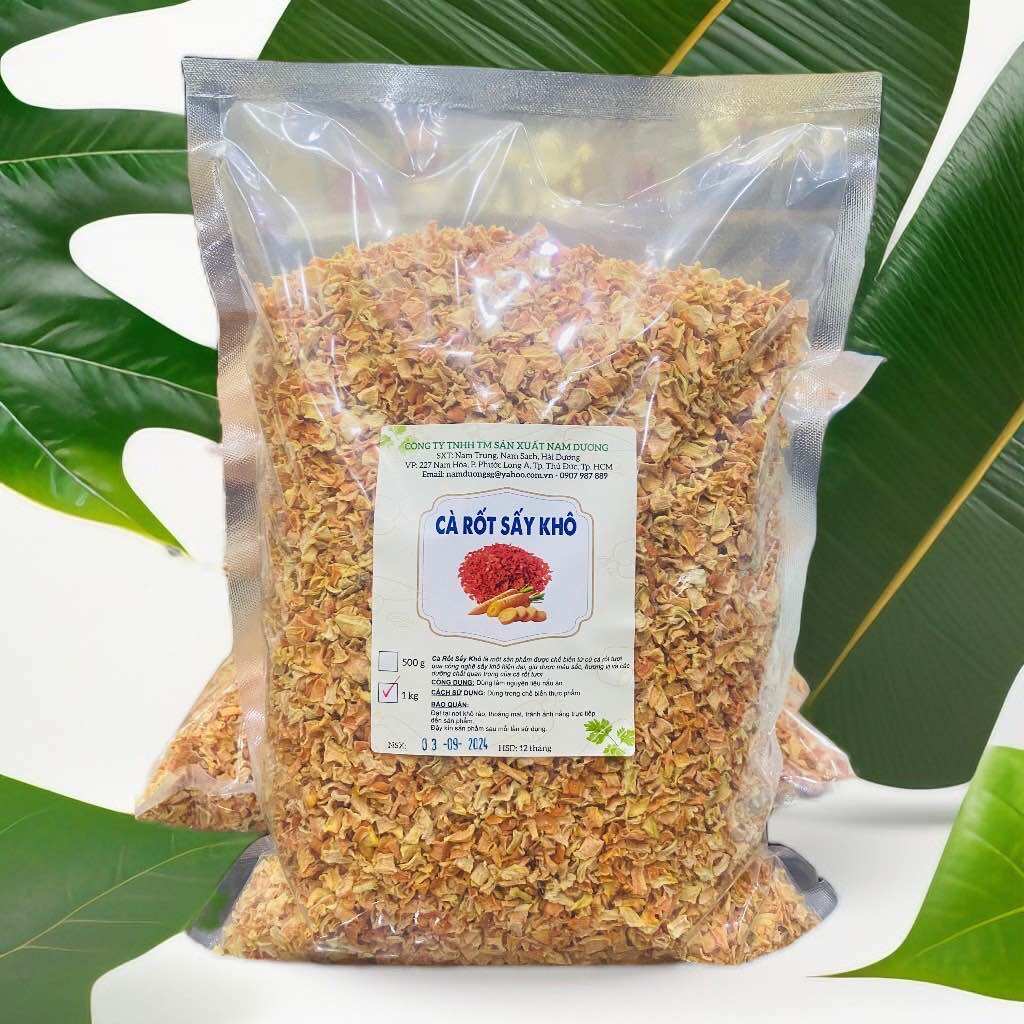 Cà Rốt Sấy khô túi 500gr -1kg