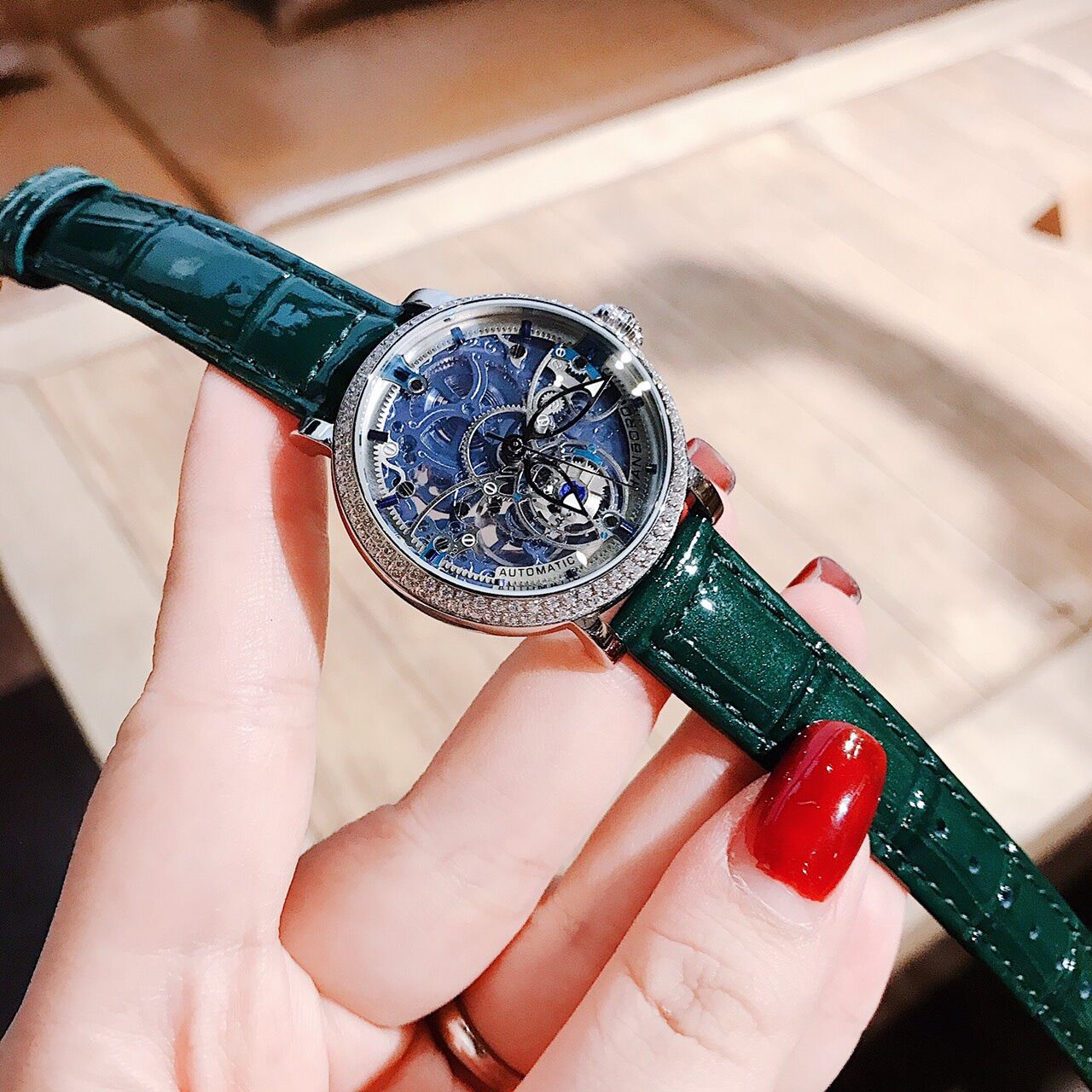 Đồng Hồ Nữ Hanboro Automatic