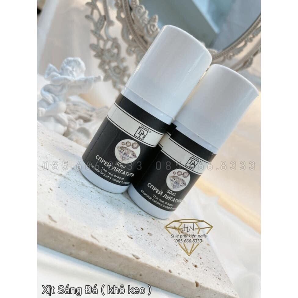 Chai xịt sáng đá nail, chai xịt khô keo nail