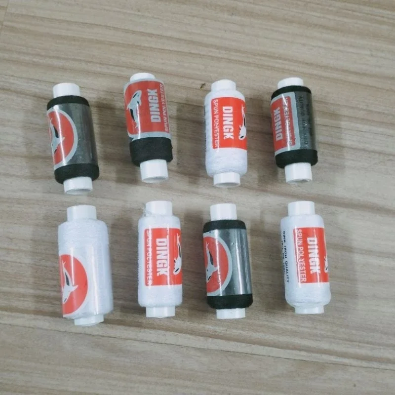 Cuộn chỉ khâu may vá màu đen/ trắng