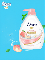 Dove | Gel Tắm Dưỡng Ẩm Làm Sạch Sâu Hương Đào Cho Nam và Nữ