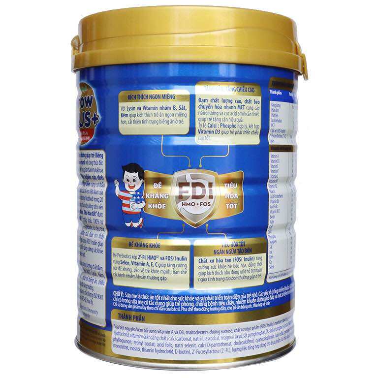 [HSD 10-2025] Sữa Bột Nutifood Growplus Xanh - Hộp 900g