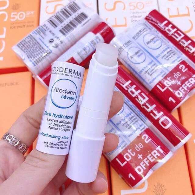 Son dưỡng Bioderma Atoderm Levres Pháp 4g