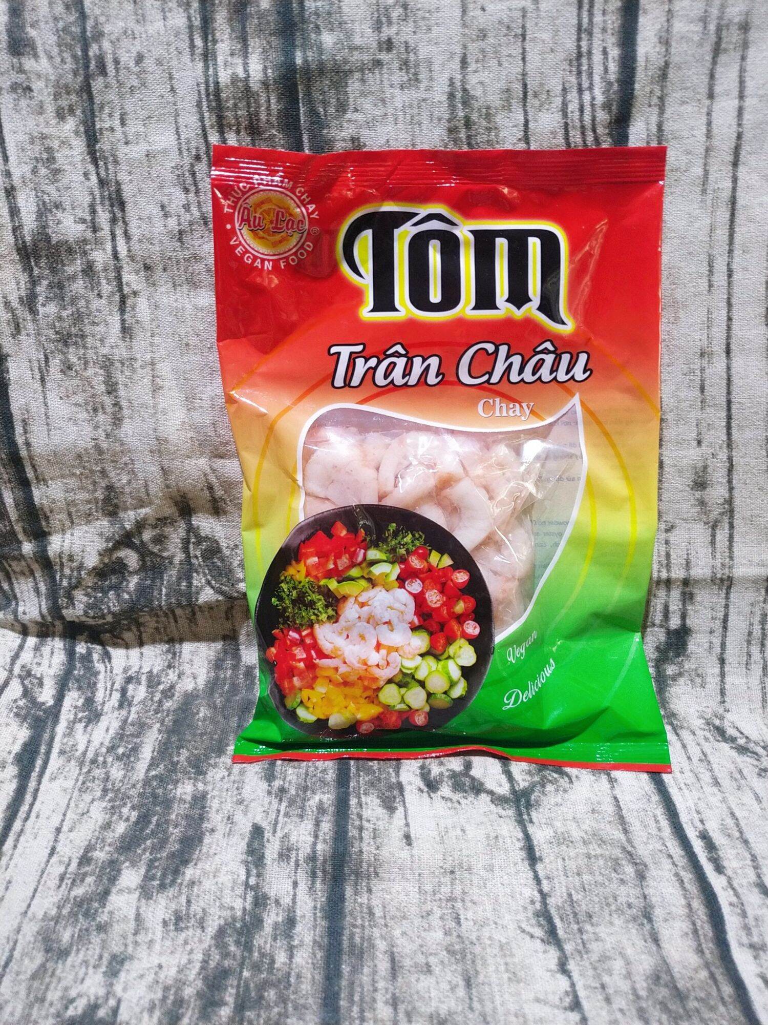 Tôm trân châu chay âu lạc