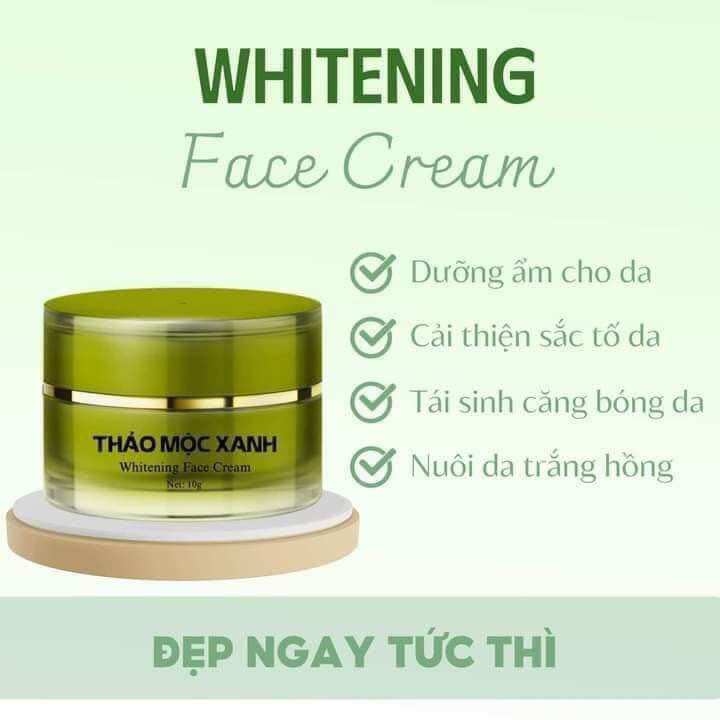 [ 2 lọ] Kem Face Thảo Mộc Xanh 10g