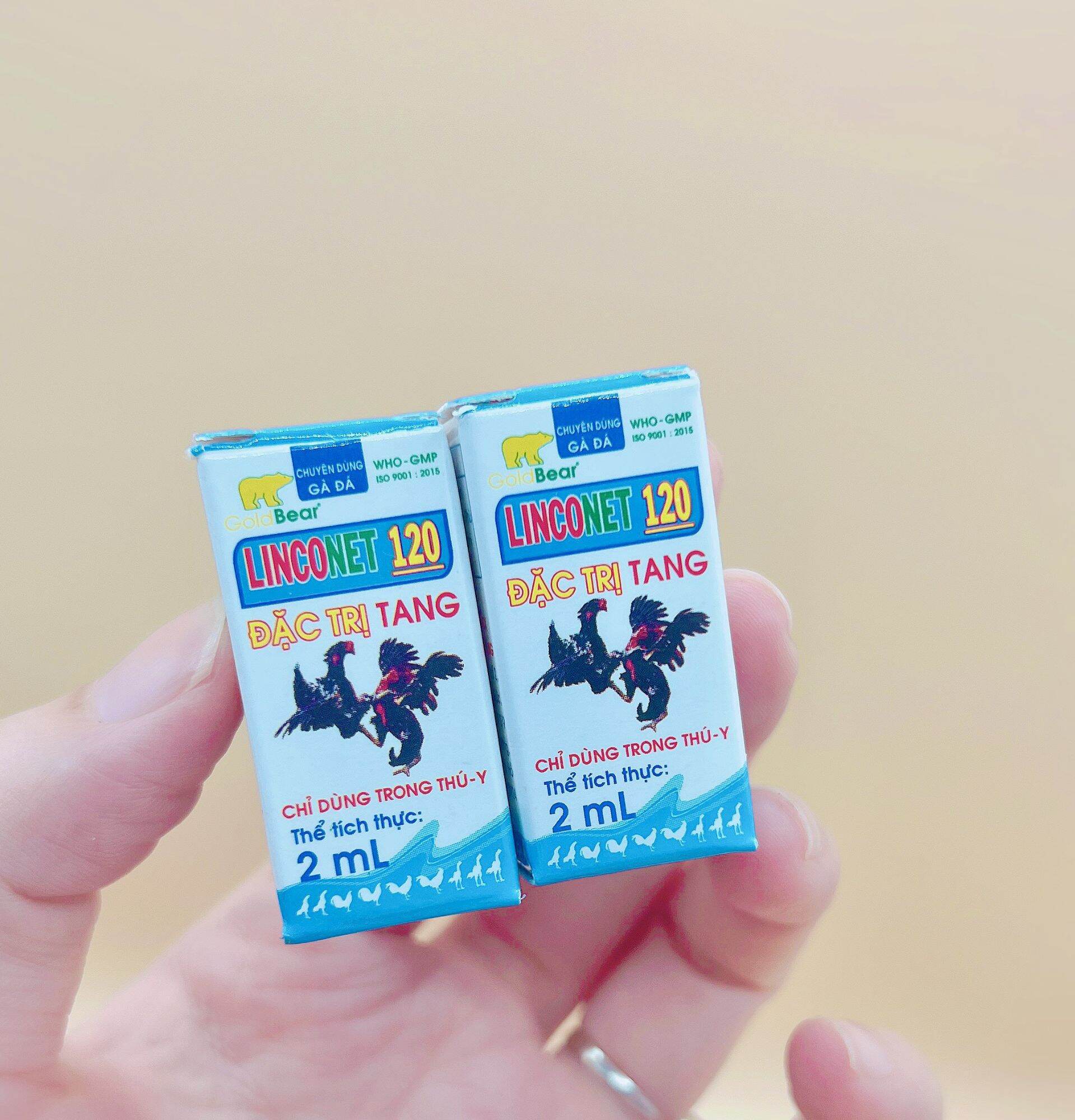 LINCONET 120 lọ 2ml tiêm cho gà bị Tang.