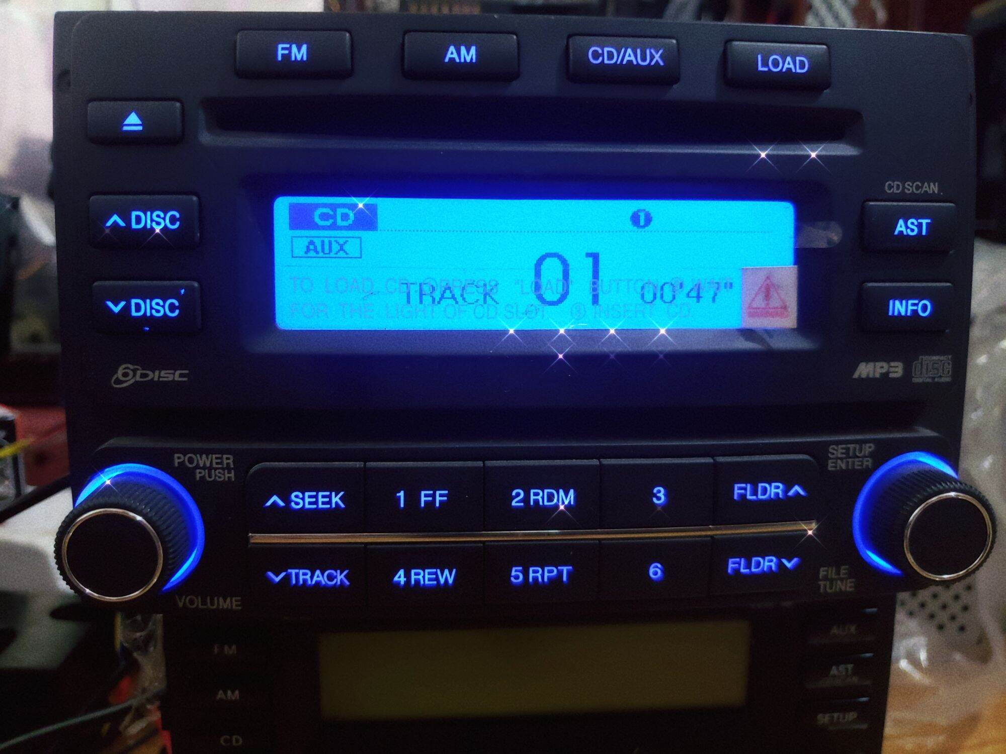 Đầu Cd 6 disk Bluetooth giành cho xe Huyndai Elantra ( 2007,2008,2009,2010 )