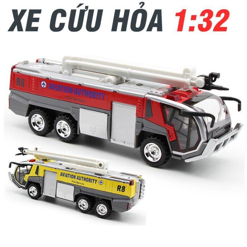 xe cứu hoả sân bay hợp kim