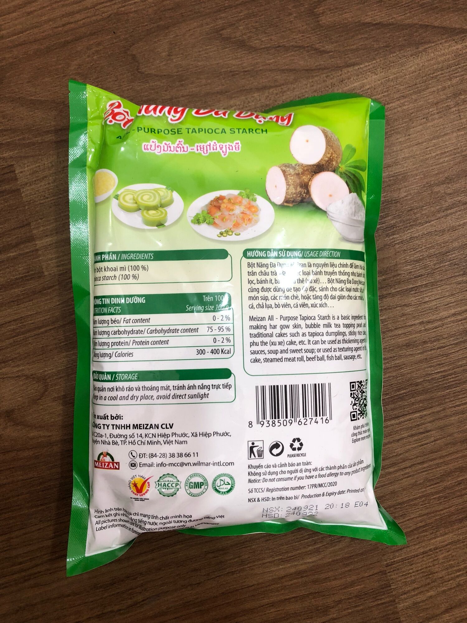 Bột năng đa dụng Meizan bịch 400g