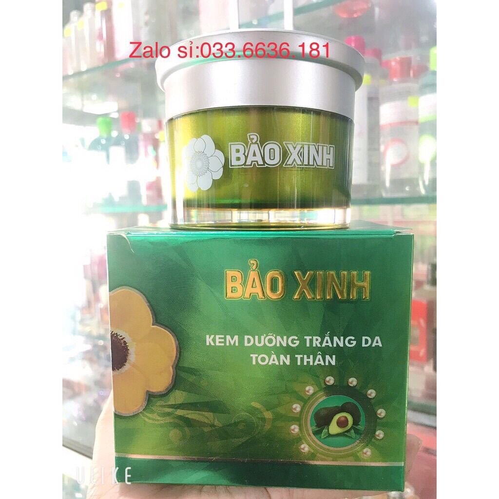 Kem BODY Bảo Xinh giúp trắng da toàn thân- chống nắng hủ 110g