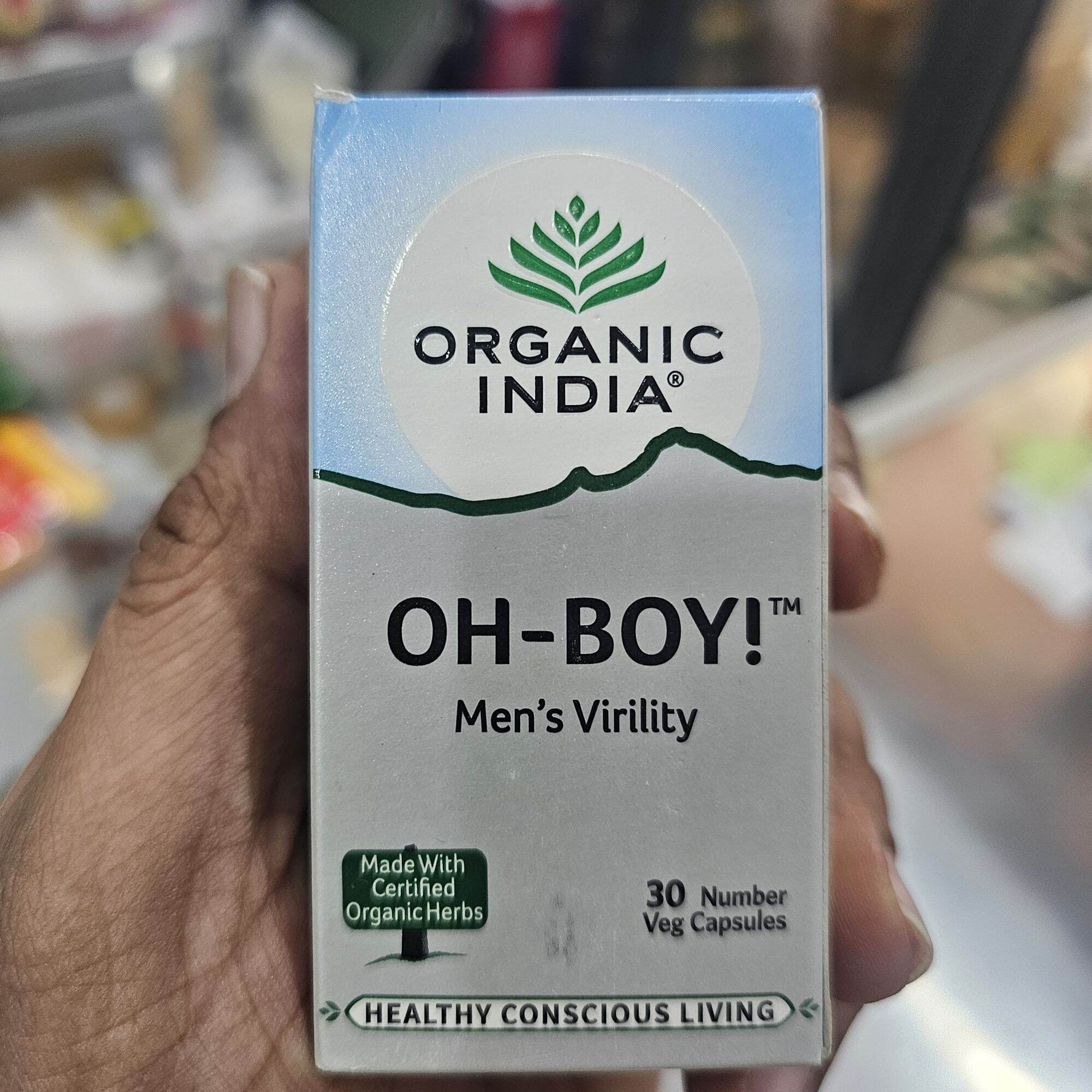 Organic India Oh Boy (30 Caps)