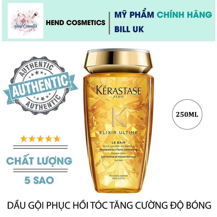 Dầu gội phục hồi tóc Kerastase Elixir Ultime Le Bain Shampoo 250ml