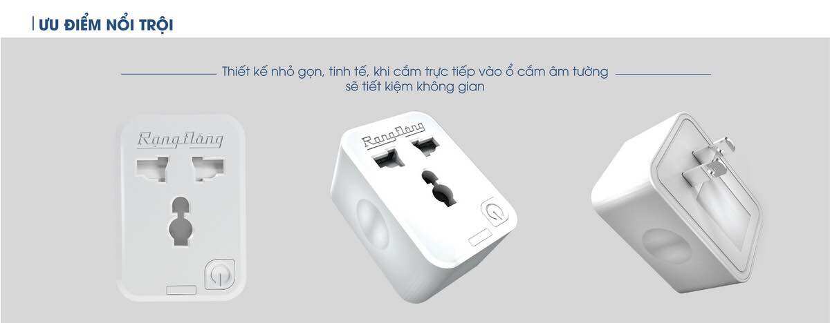 Ổ cắm thông minh Wifi Rạng Đông