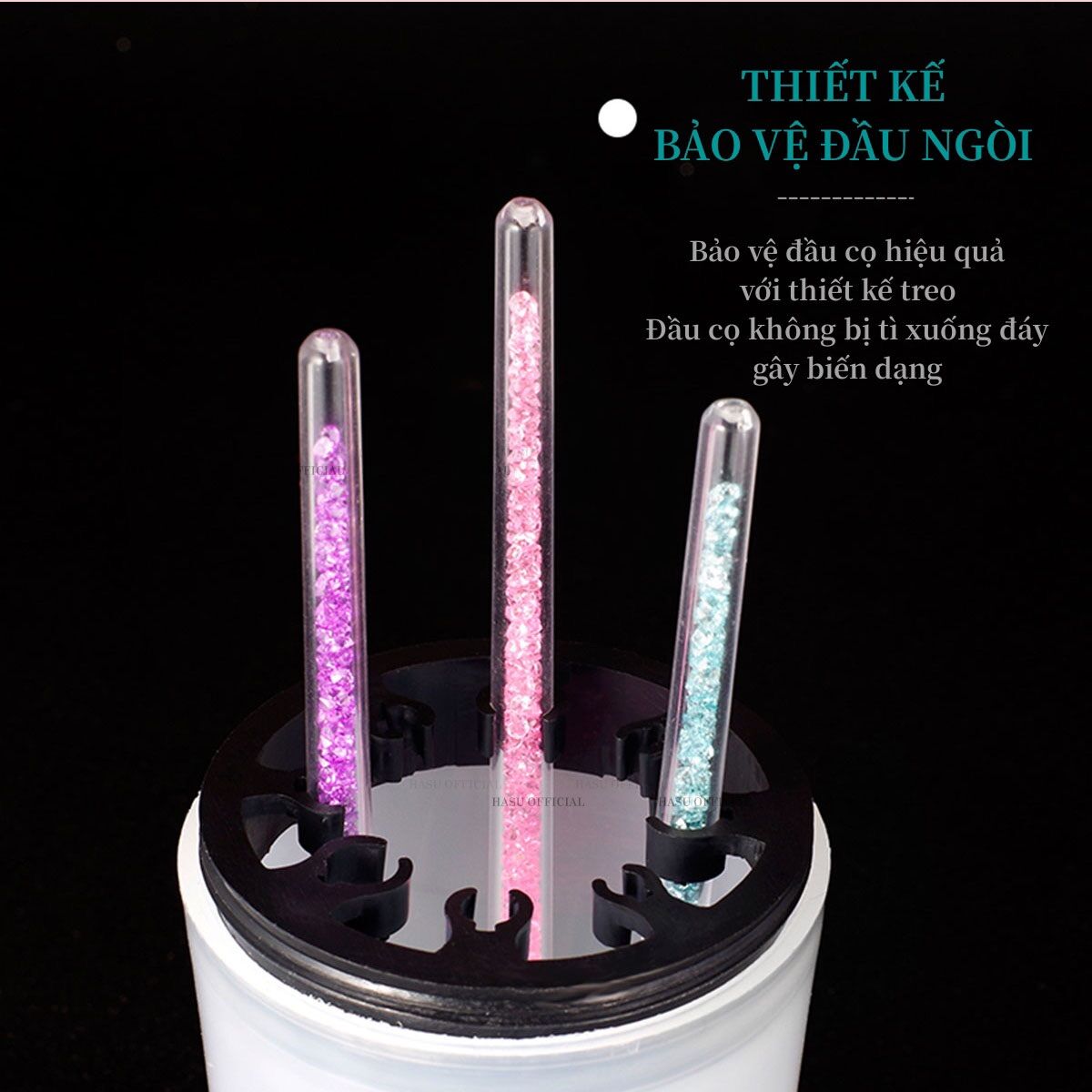 Cốc cắm rửa cọ chuyên dụng - rửa cọ làm nail