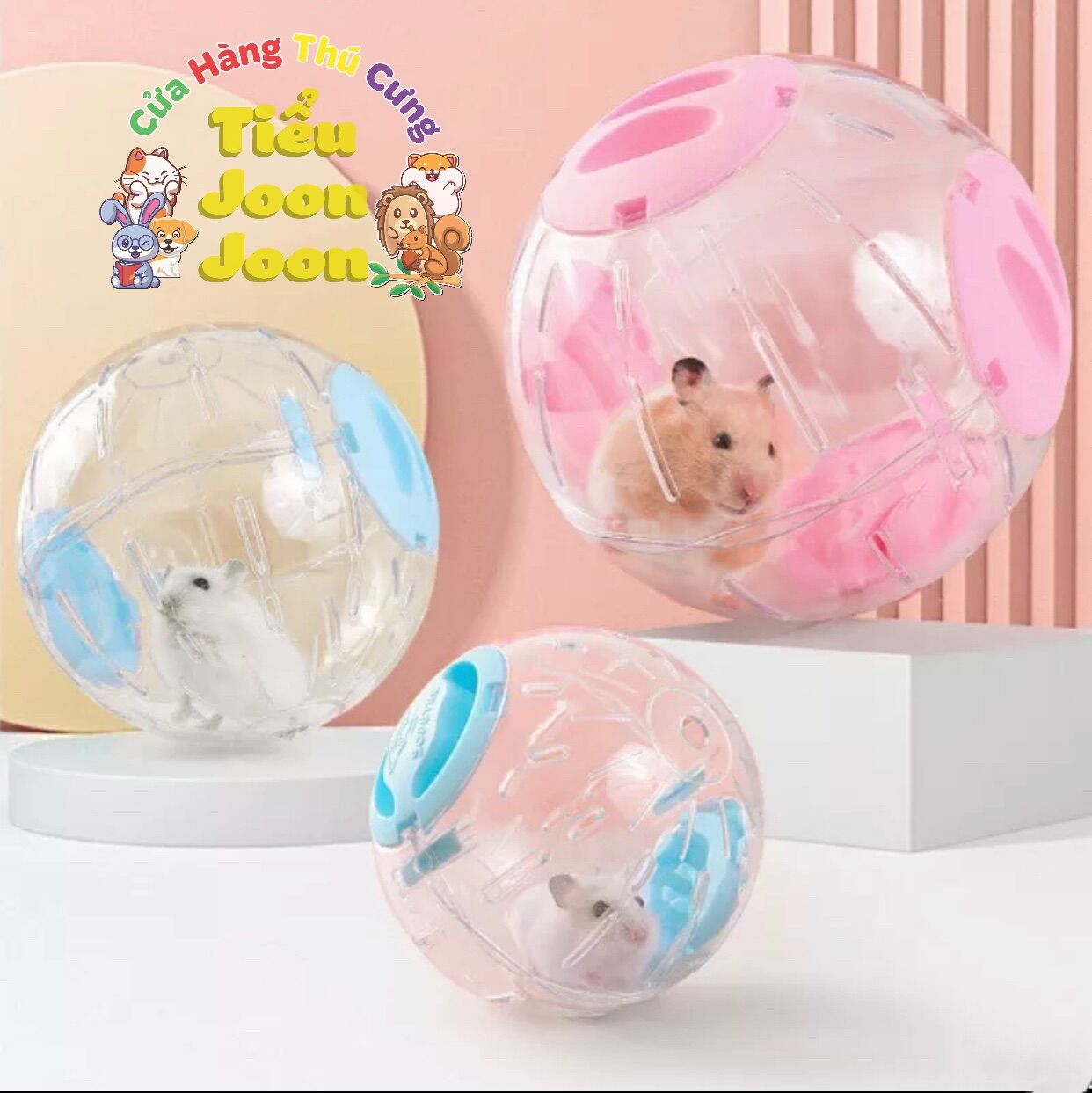 Banh chạy mika hamster các size 13 - 14 - 16 - 18cm