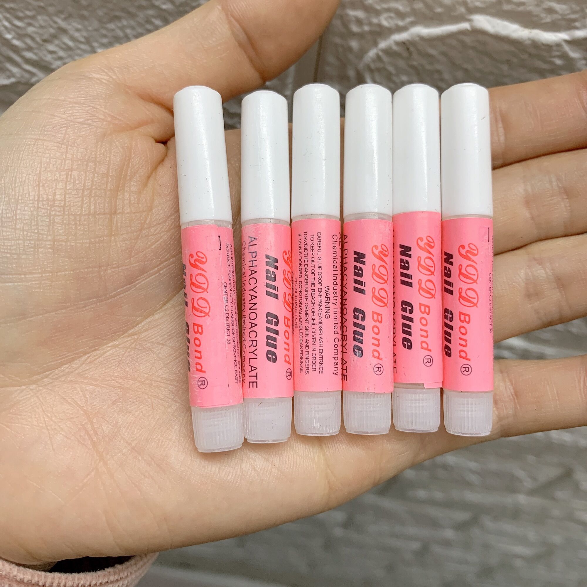 Keo dán móng tay giả keo chai 2g Keo gắn móng mini nail box, keo dán mini, keo dán móng úp