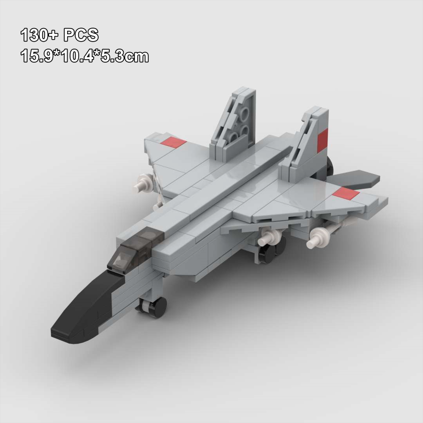 MOC Blocks Military Series MiG-31 Foxhound Máy Bay Liên Xô Đồ Chơi Lắp Ráp Cho Người Lớn Và Trẻ Em Đ