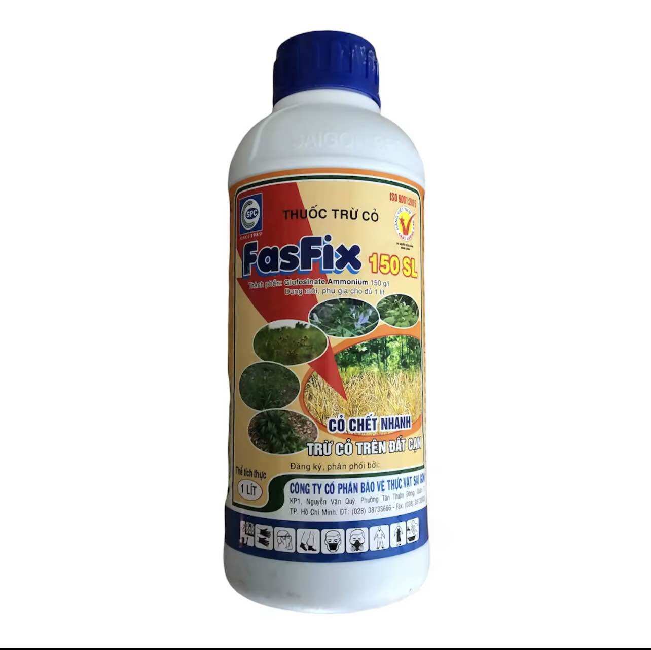 Thuốc diệt cỏ không chọn lọc FASFIX 150SL diệt tận gốc, nhanh chóng chai 1 Lit
