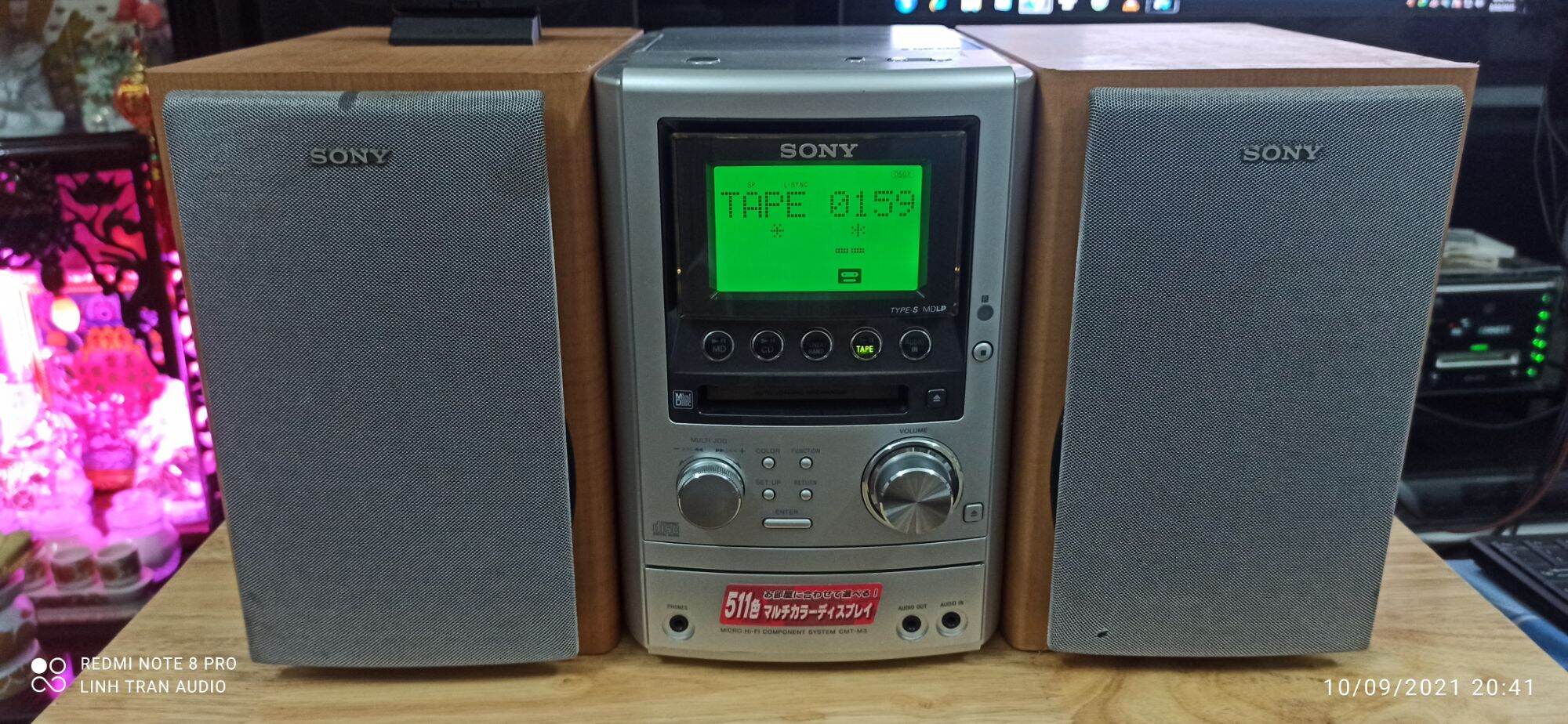 (GIẢM GIÁ MẠNH VUI XUÂN ĐÓN TẾT)Dàn Âm Thanh SONY CMT-M3-Chạy full các chức năng.