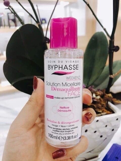 Nước tẩy trang Byphasse micellar make up remover solution 100ml | Vinie.minisize [Minisize-Có sẵn]