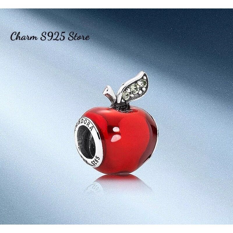 PAN ALE CHARM QUẢ TÁO ĐỎ BẠC S925 CAO CẤP