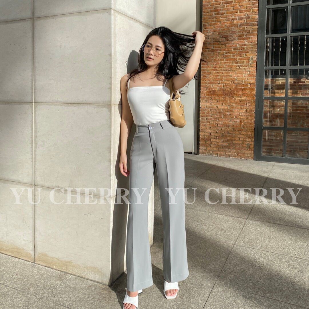 YU CHERRY | Quần nữ Cullotes Dài 1 YQ019