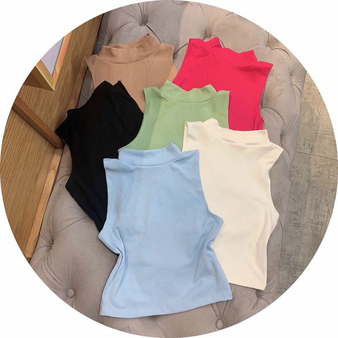 [HCM]ÁO SÁT NÁCH CỔ LỌ CROPTOP