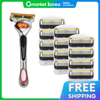 Gillette | Dao Cạo Râu Nắp Xoay Tương Thích Gillette + 3 Lưỡi Cạo Fusion Proshield