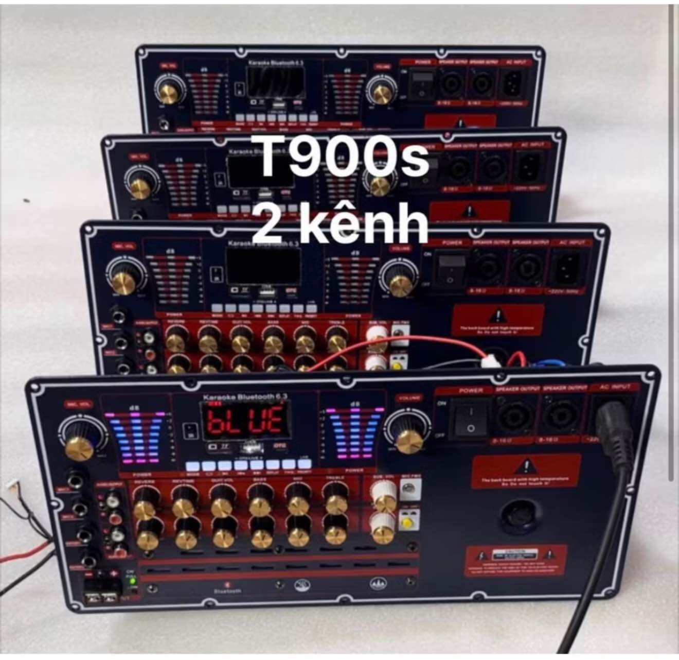 Mạch loa kéo t900s echo delay reverb  2 kênh riêng biệt 19x38
