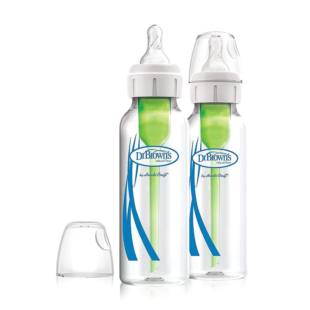 Set 2 bình sữa Dr Brown Options cổ hẹp 250ml