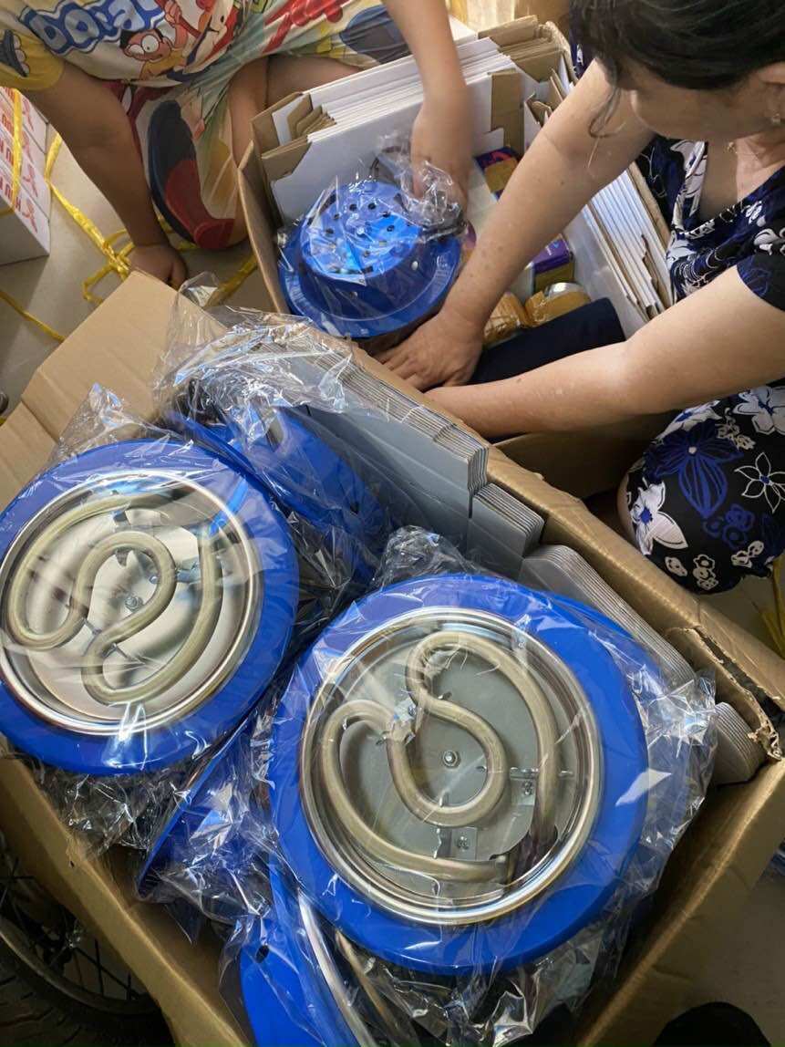 BẾP ĐIỆN HƠ LÁ TRẦU CHO BÉ