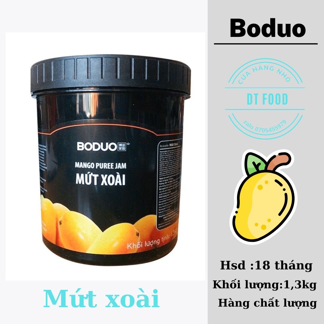 Mứt xoài Boduo hộp 1,3kg