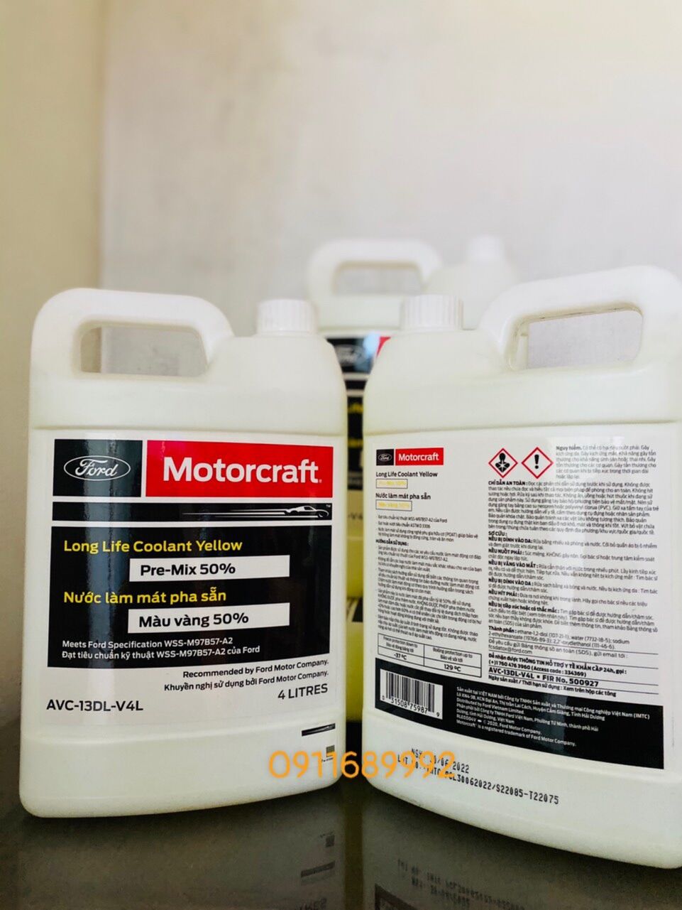 [ Chính hãng] NƯỚC LÀM MÁT ĐỘNG CƠ FORD MOTOCRAFT 4L