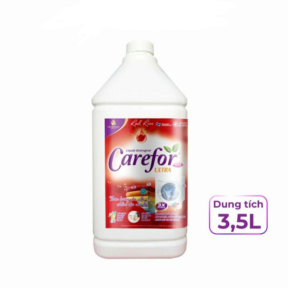 Carefor nước giặt xả đậm đặc chai 3.5lít