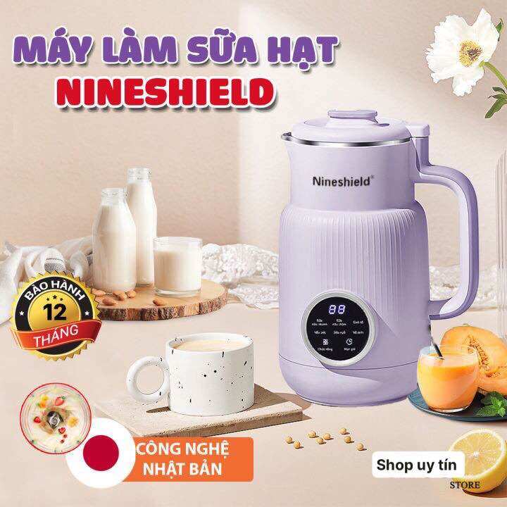 Máy làm sữa hạt mini nineshield KB-108 chính hãng bảo hành 12 tháng