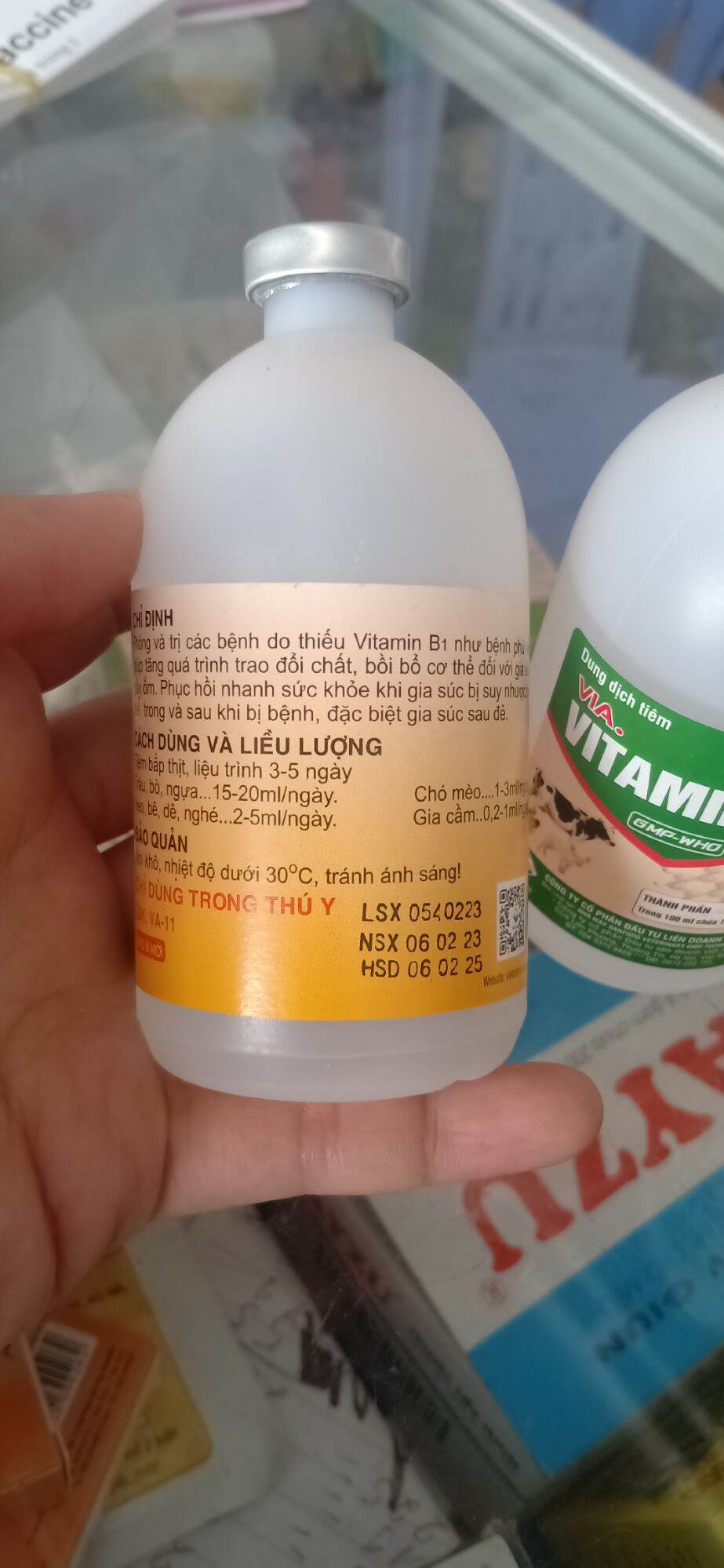 Vitamin B1 dạng nước 100ml