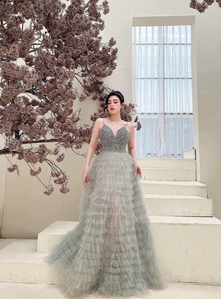 ĐẦM MAXI TẦNG KẾT CHUỖI TAY