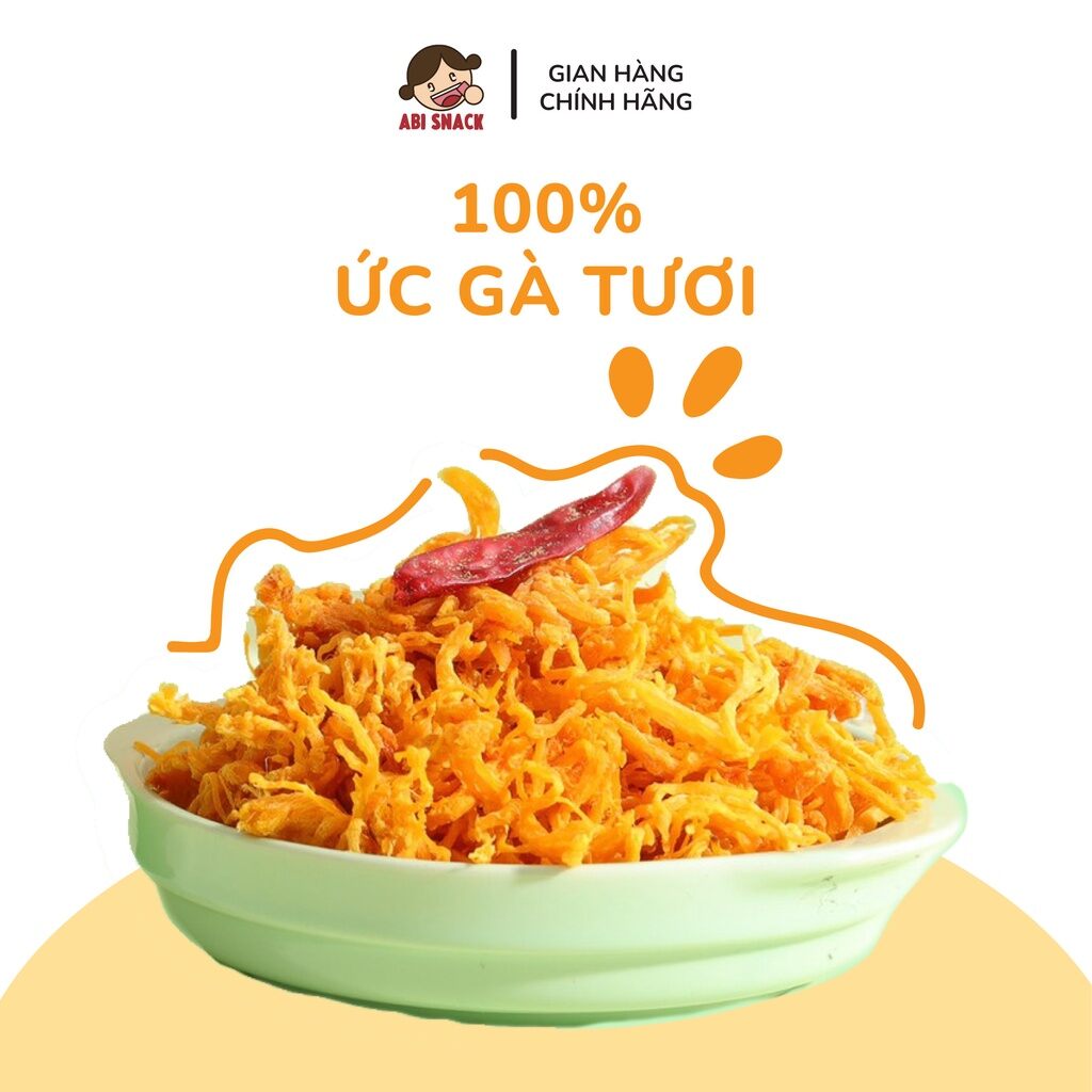 KHÔ GÀ XÉ SỢI ABI SNACK