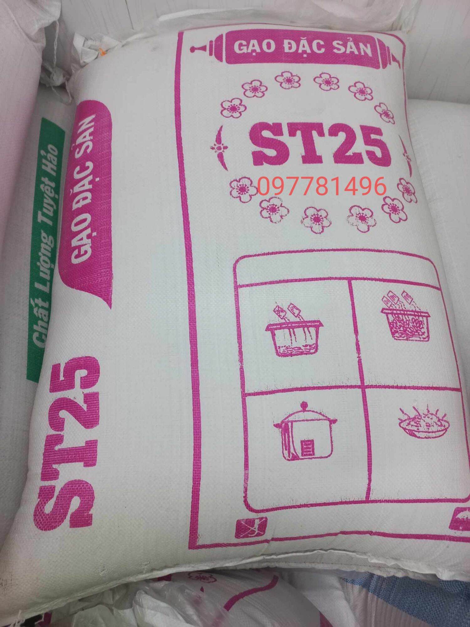 Gạo ST25 Lúa Tôm food bao 5kg