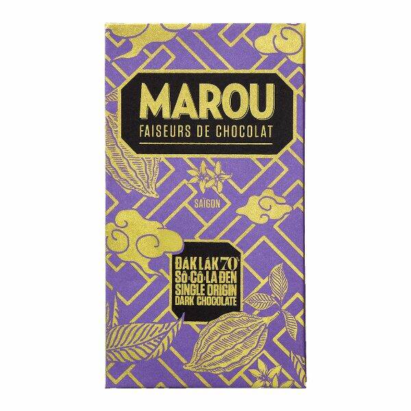socola Marou Daklak 70% cacao thanh 80g