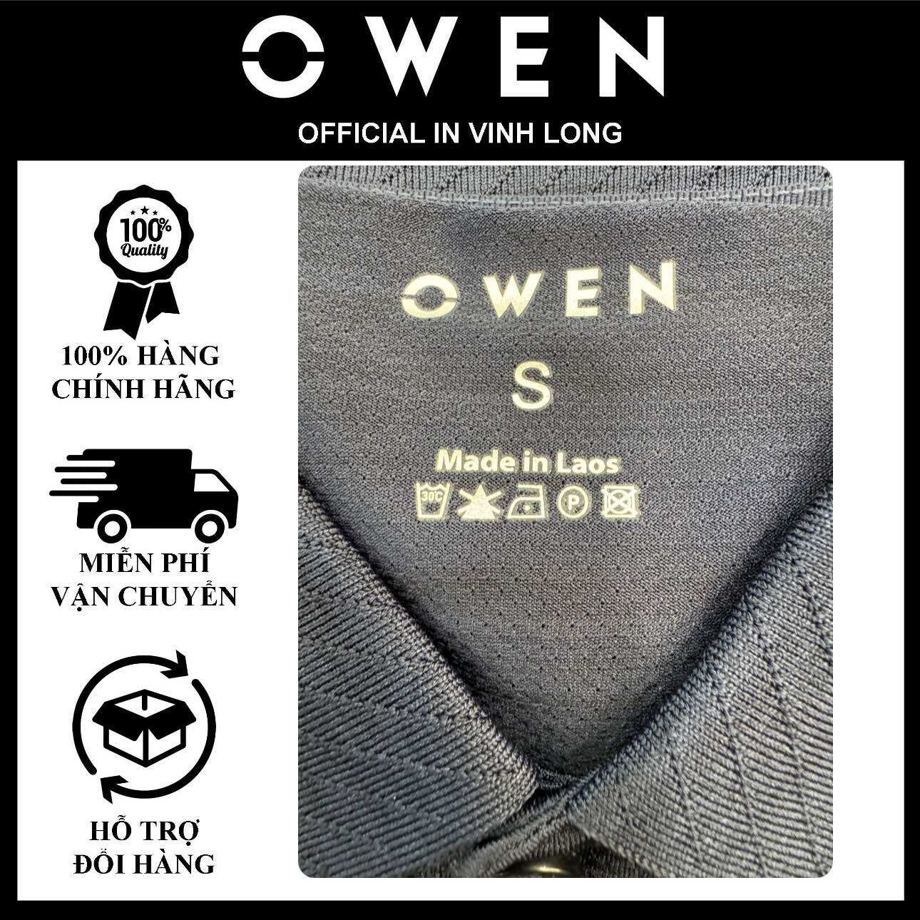 Áo Polo nam Owen form BodyFit còn size S(55kg) (PAT21893)