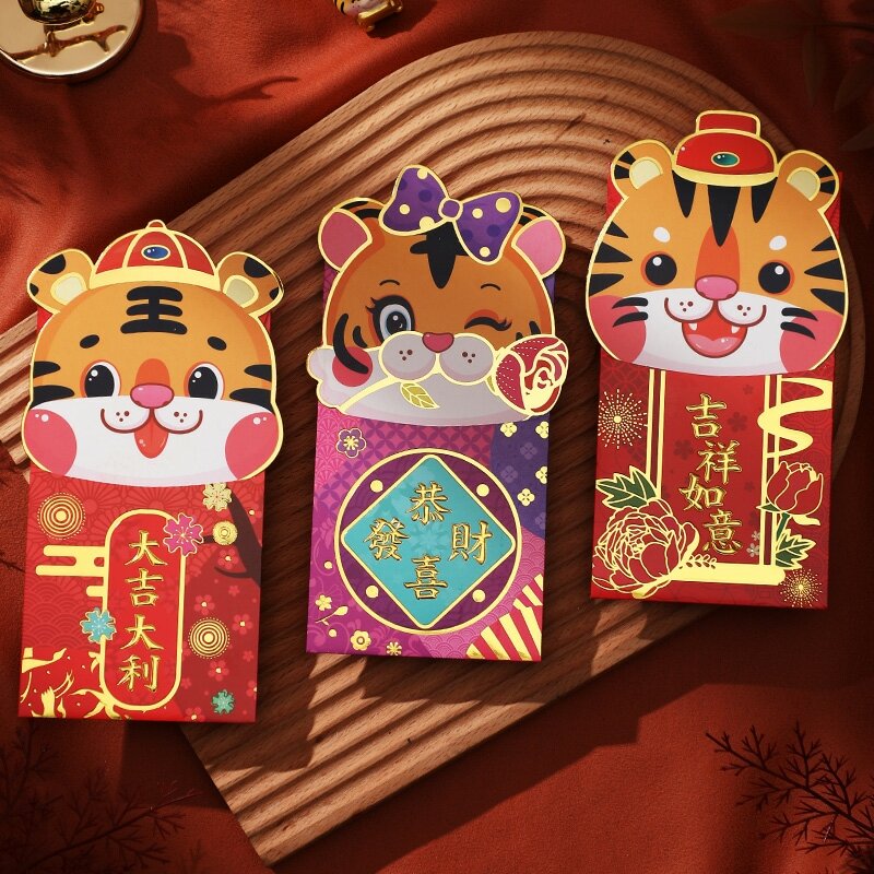 Lì xì 2022 con hổ siêu cute đẹp độc lạ