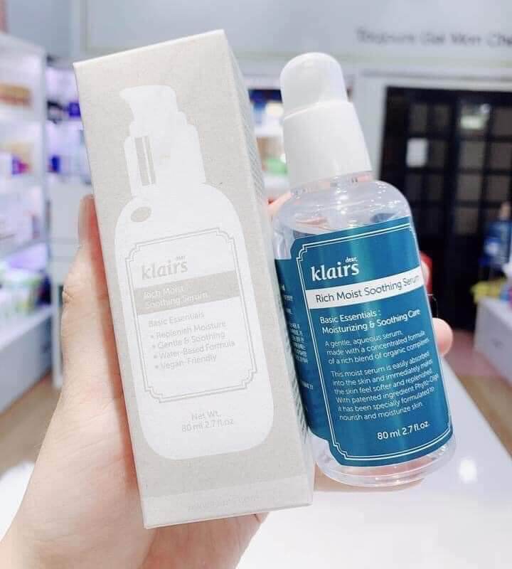 Serum dưỡng ẩm Klairs Rich Moist Soothinig Serum
