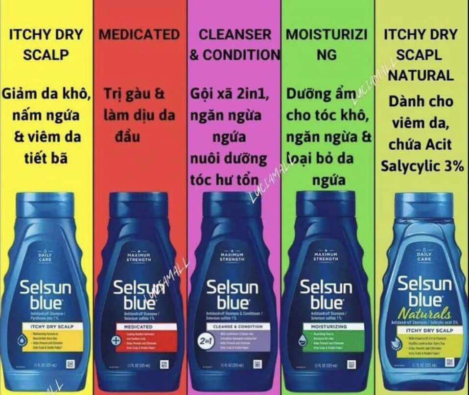 Dầu gội gàu selsun blue 325ml