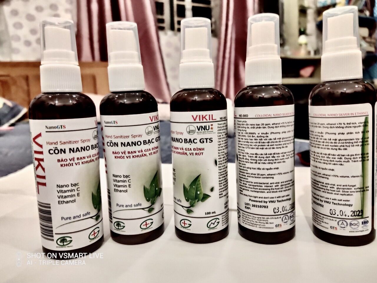 SÁT KHUẨN NANO BẠC 100ml ( Mua 10 tặng 1 )