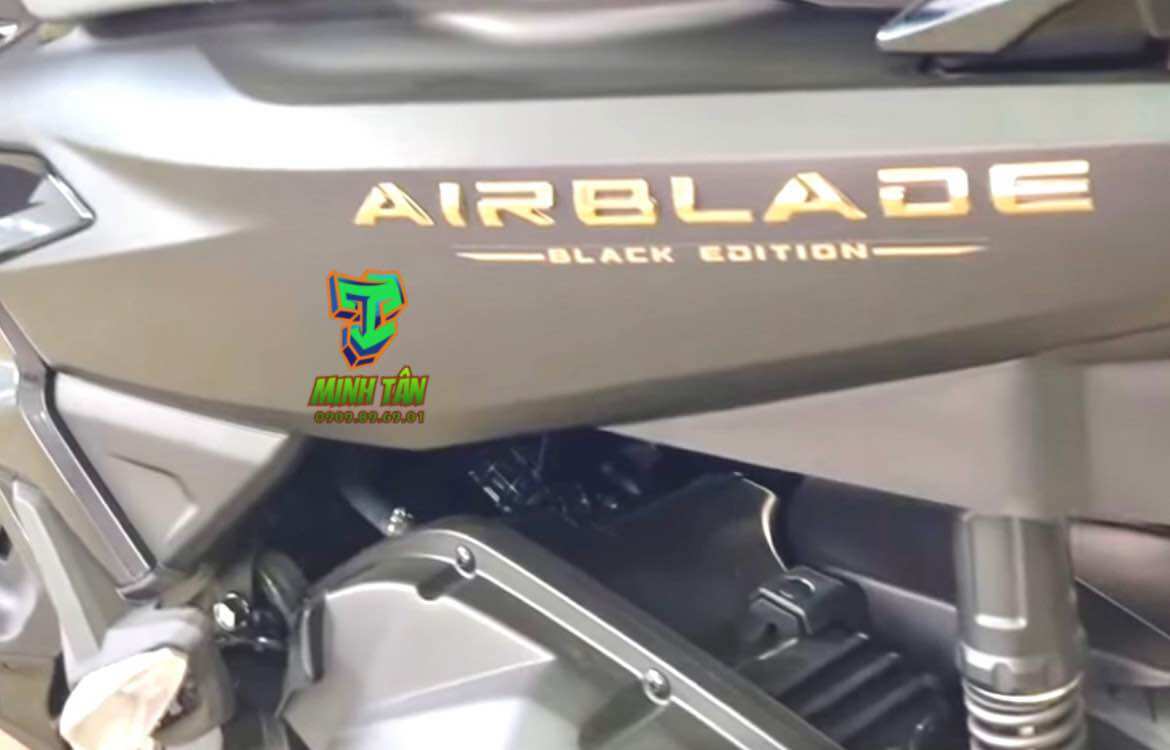 Tem zin Black Edition cho AB 125 phiên bản đặc biệt (giá 1 bên)