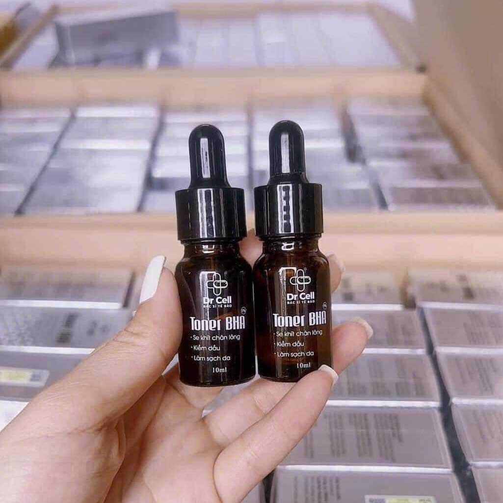 TONER BHA DR CELL GIÚP SE KHÍT LỖ CHÂN LÔNG, CÂN BẰNG DA, GIẢM KÍCH ỨNG VÀ CẤP ẨM CHO DA MỀM MỊN