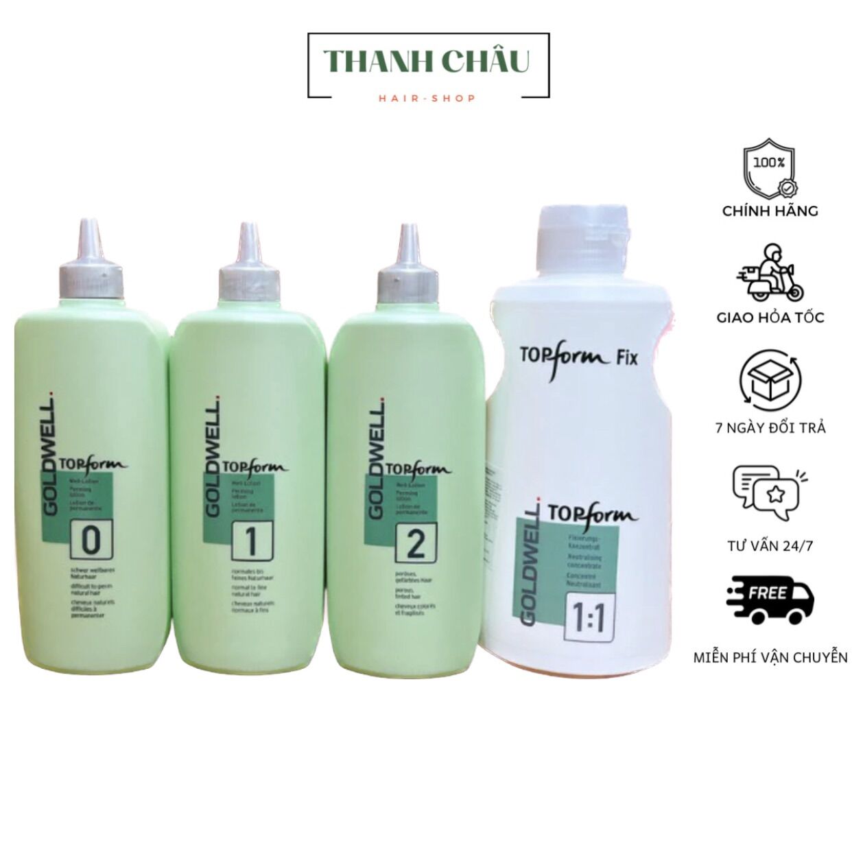 Thuốc uốn Goldwell Topform 500ml +1000ml