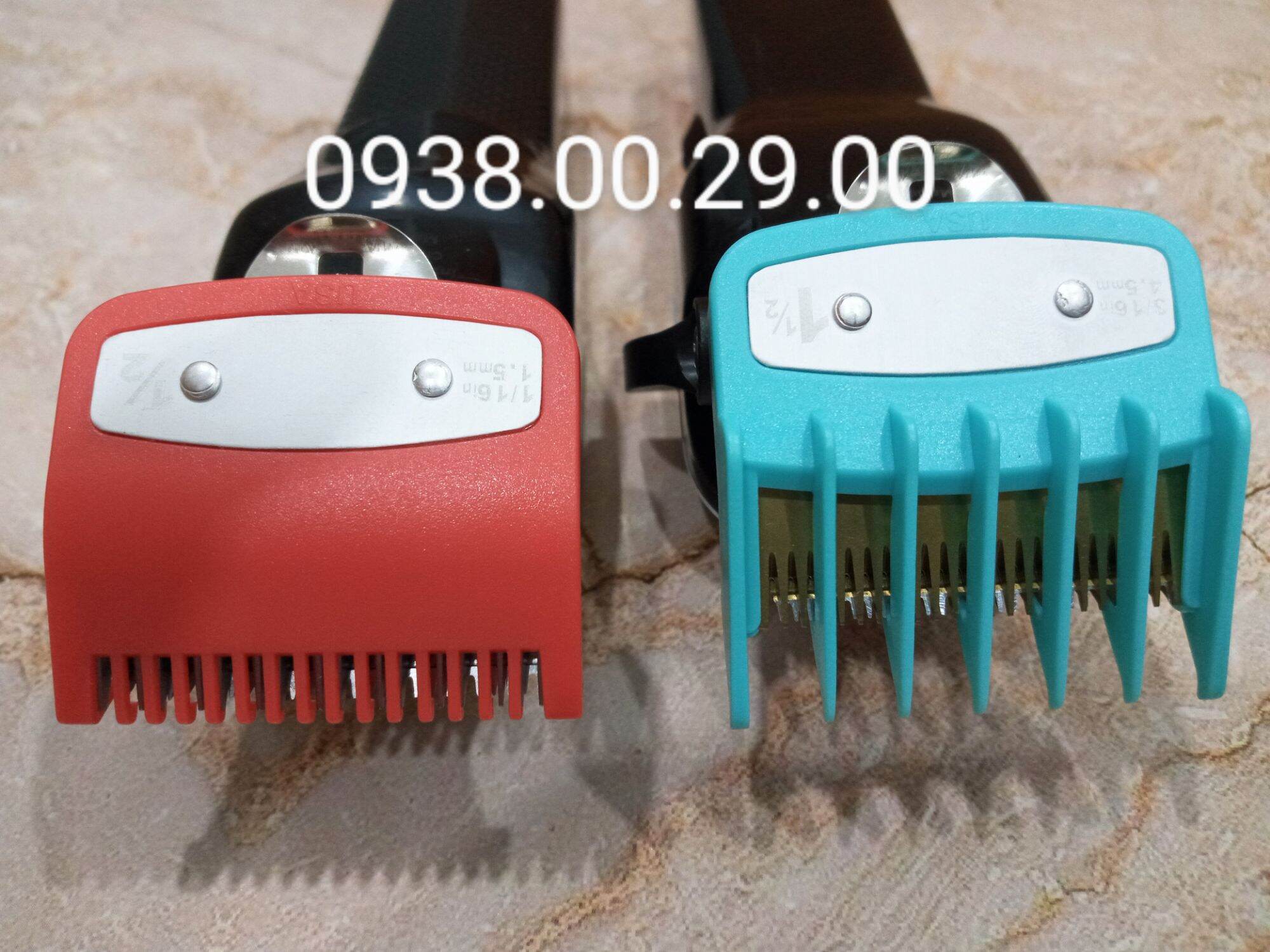 Cữ Thép 1.5mm Và 4.5mm Cho Tông Đơ Cắt Tóc, Bộ 2 Cữ Gá Thép Usa Loại Tốt. (Ảnh thật). 